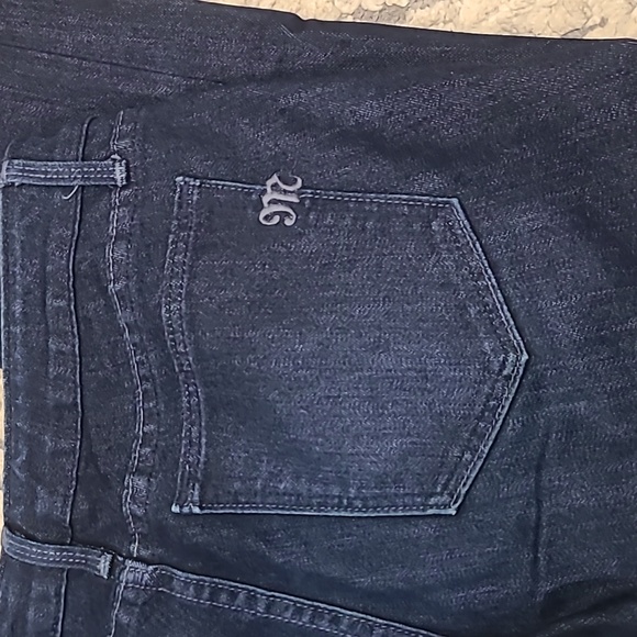 Miss Me Women's Jeans Nicole 5 Pocket Low Rise Skinny Dark Wash - Picture 5 of 6